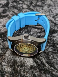 Image 3 of Celeste - Geometric Time Automatic Watch with Glow in the Dark Strap