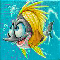 Original Painting "Poisson Pincette #1"