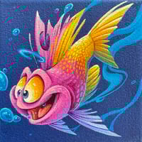 Original Painting "Poisson Gramma Royale"