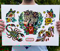 Image 3 of Print "Pharaoh horses"