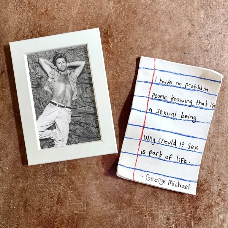 Image of George Michael ‘Sexual Being’ Porcelain note