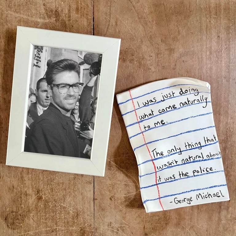 Image of George Michael ‘Police’ Porcelain note