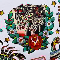 Image 1 of Print "Pharaoh horses"