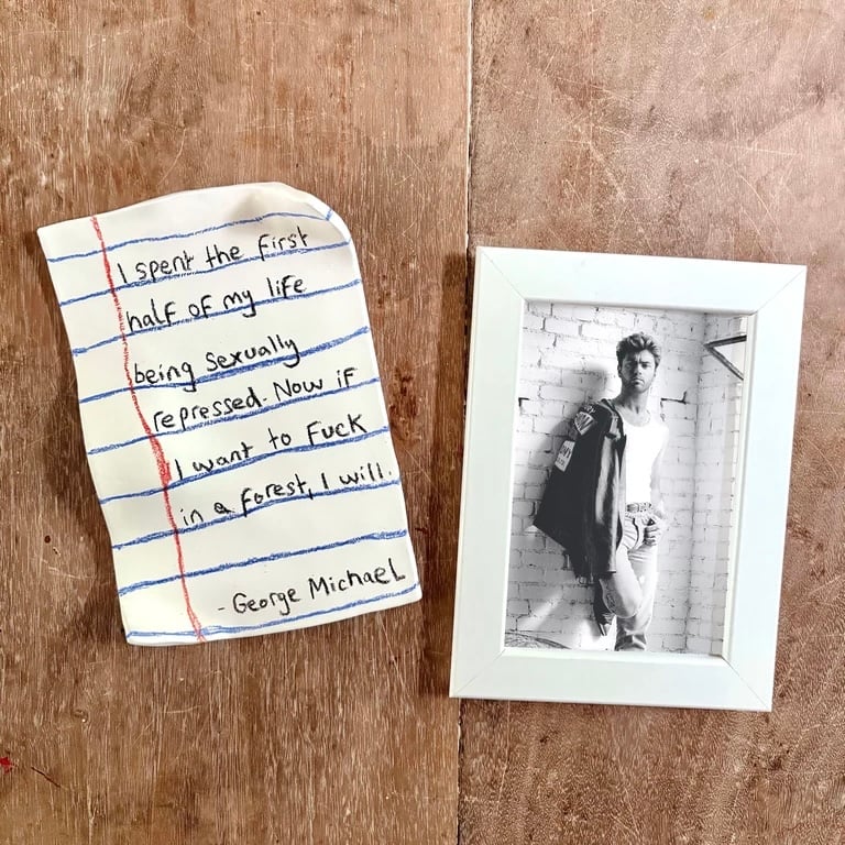 Image of George Michael ‘Forest Fck’ Porcelain note