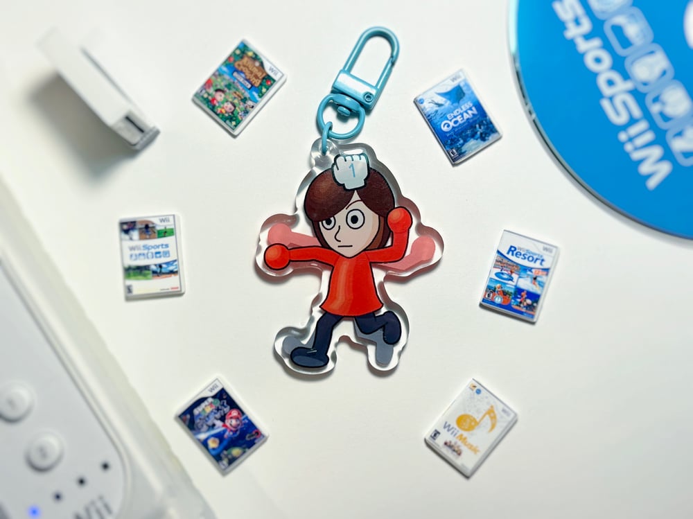 Image of Dangling Default Me Keychain 