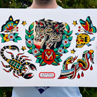 Image 2 of Print "Pharaoh horses"