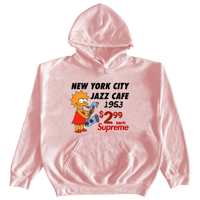 BOOTLEG SUPREME, NYC LISA SIMPSON HOODIE.