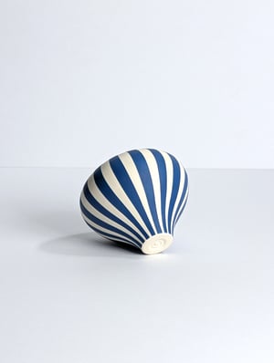 Image of Mini Blue & White Humbug Vessel