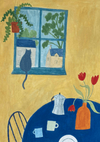 Image 2 of Morning Coffee by Lily Sanderson