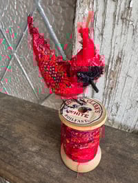Image 3 of Large cardinal on spool 