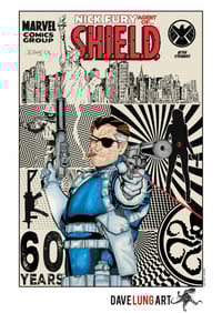 Image 1 of Nick Fury 60th Anniversary Print