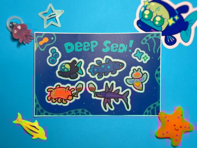 Image of Deep Sea! Sticker Sheet