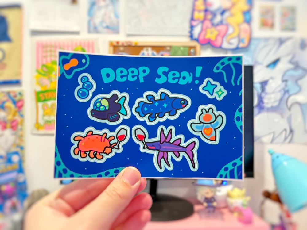 Image of Deep Sea! Sticker Sheet