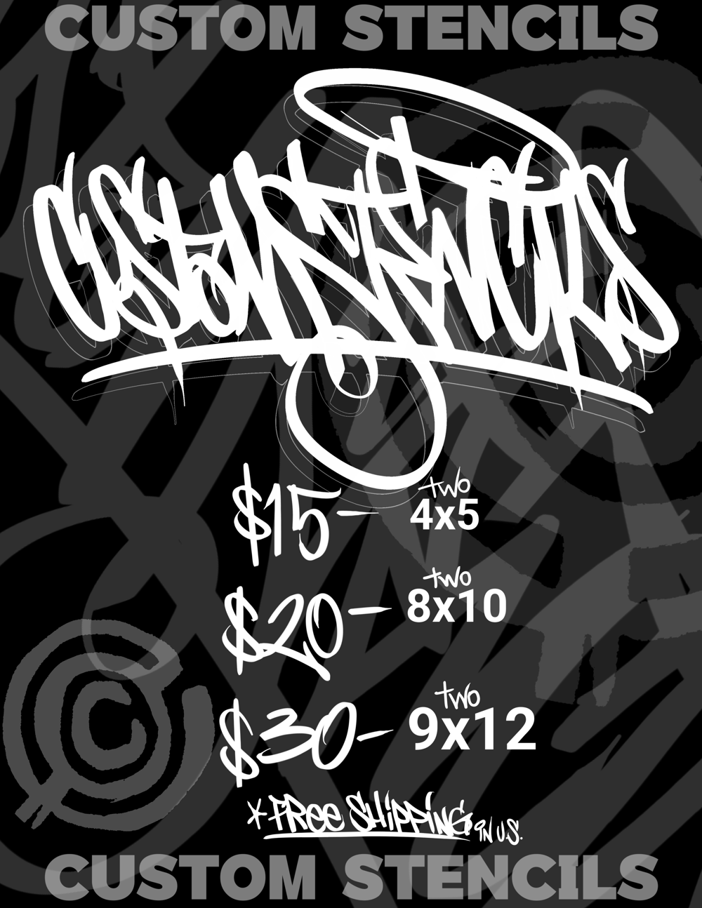 Image of Custom Stencils