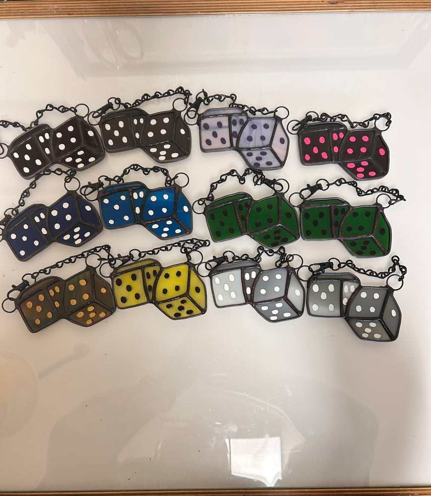 Image of Rear view mirror dice