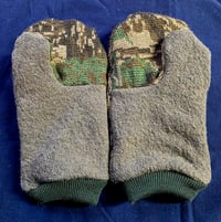 Image 2 of Wool Upcycled Mittens- Adult L-XL- Camo