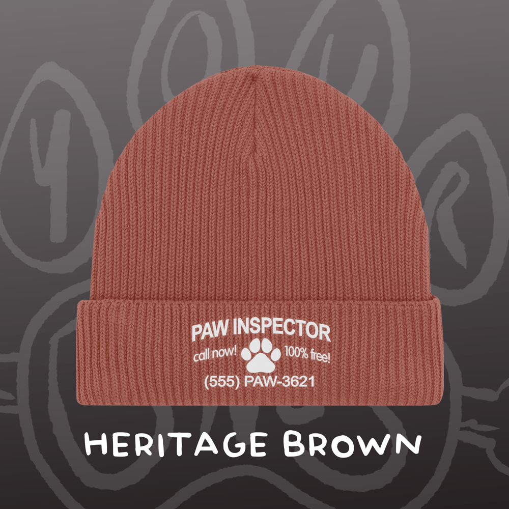 Image of PAW INSPECTOR - Fisherman Beanie