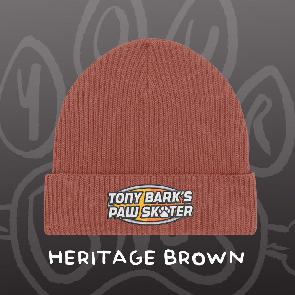 Image of TONY BARK'S PAW SKATER - Fisherman Beanie