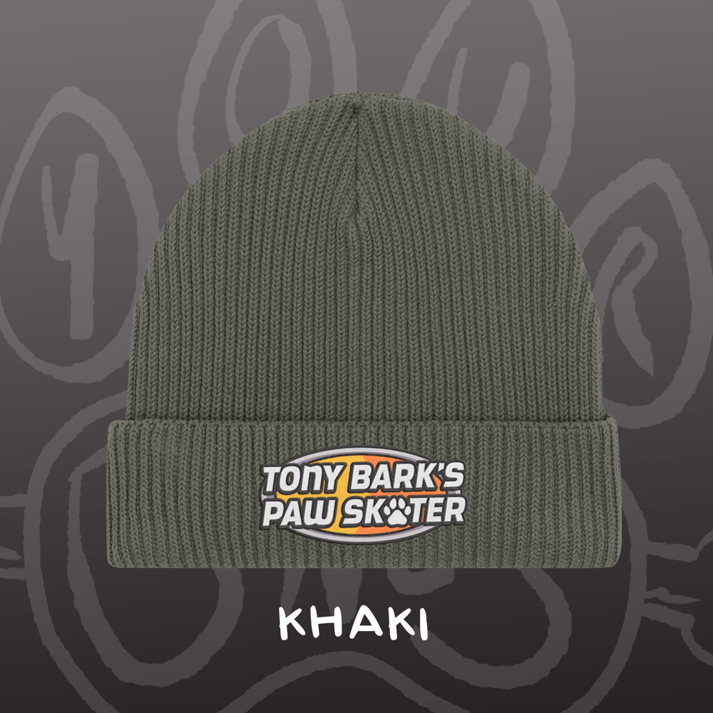 Image of TONY BARK'S PAW SKATER - Fisherman Beanie