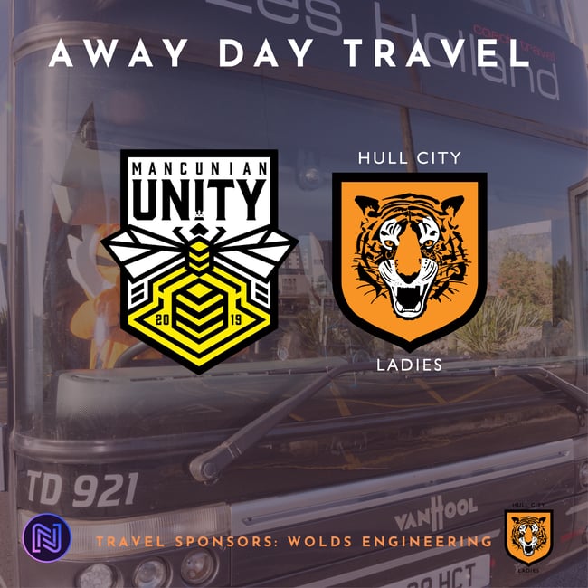 Away Day Travel - Mancunian Unity Vs Hull City Ladies - 14/12/25