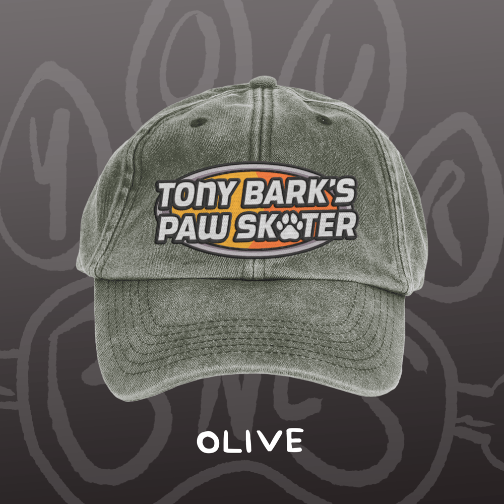 Image of TONY BARK'S PAW SKATER - Vintage Cap