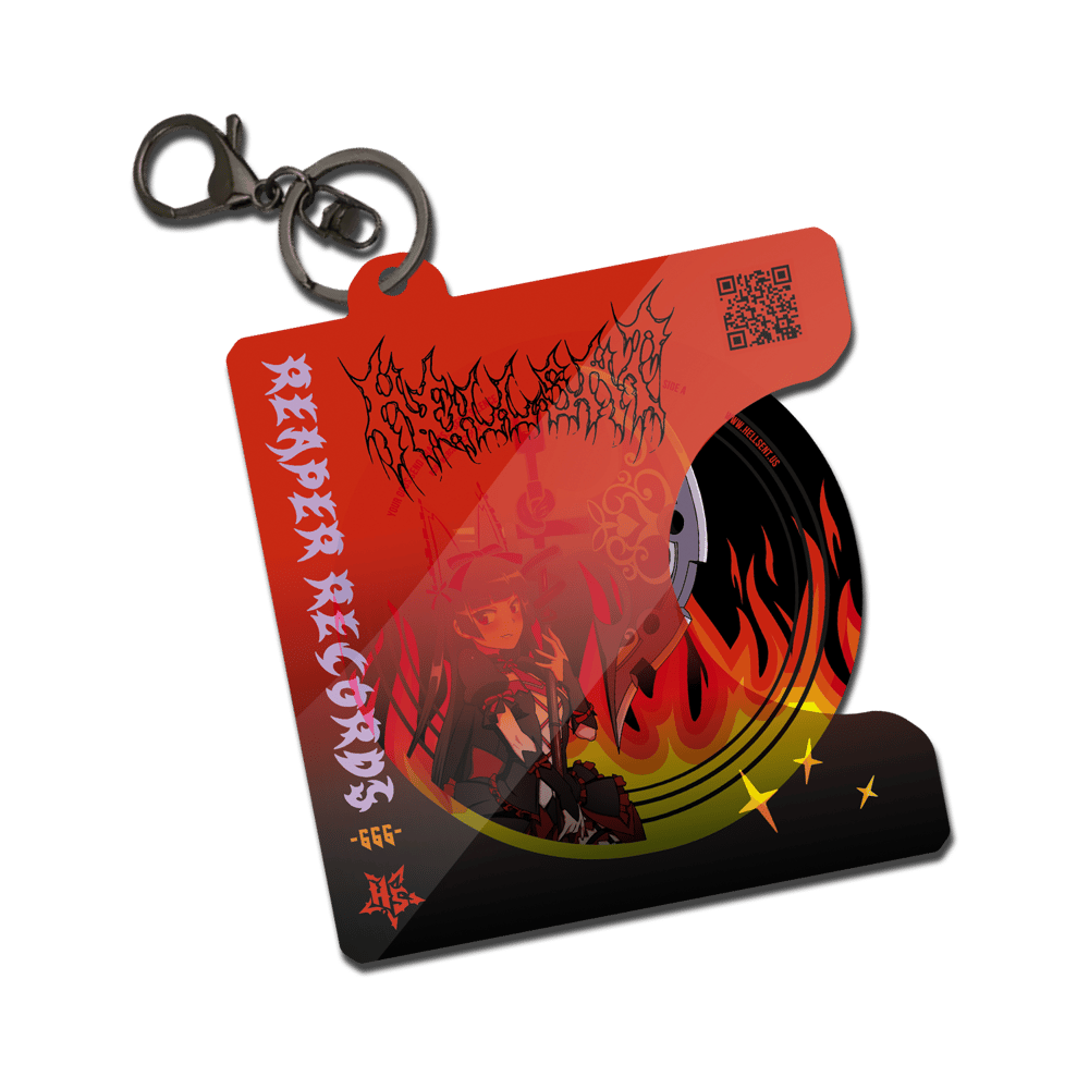 Image of Reaper Records Mini CD Keychain