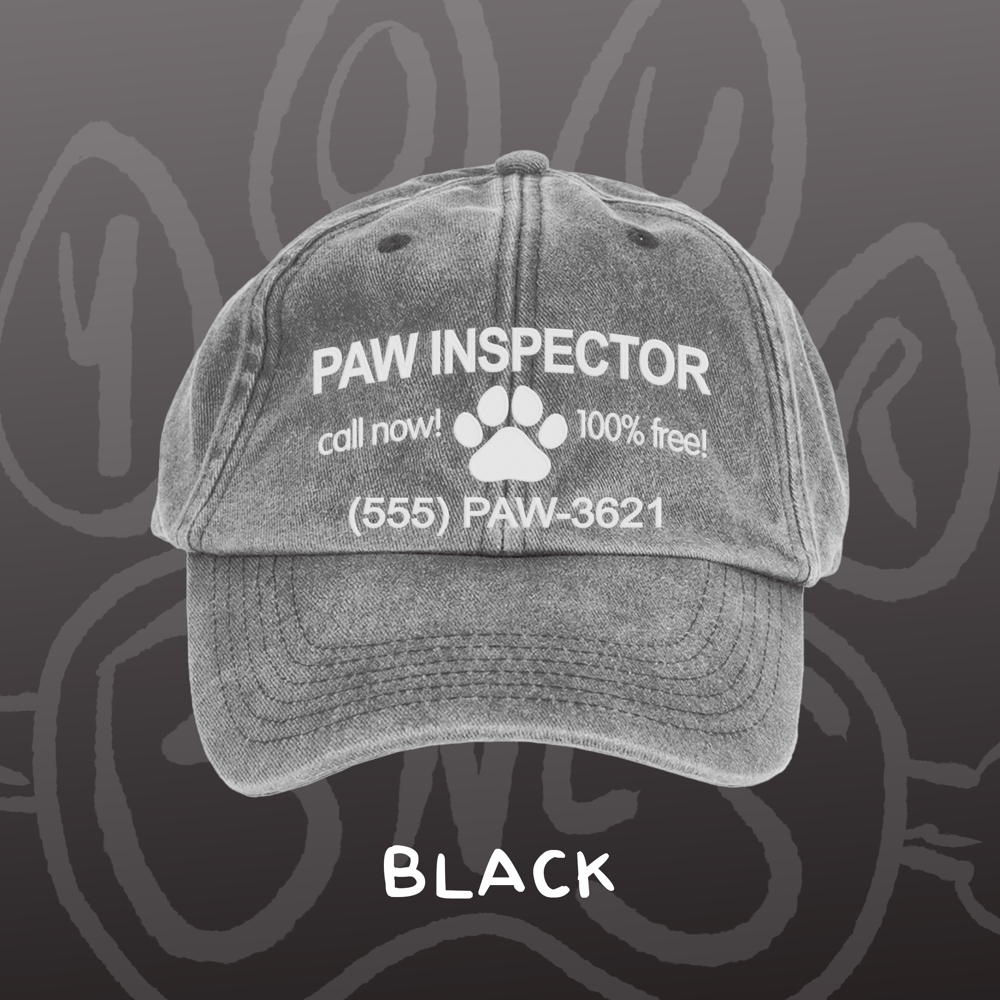 Image of PAW INSPECTOR - Vintage Cap
