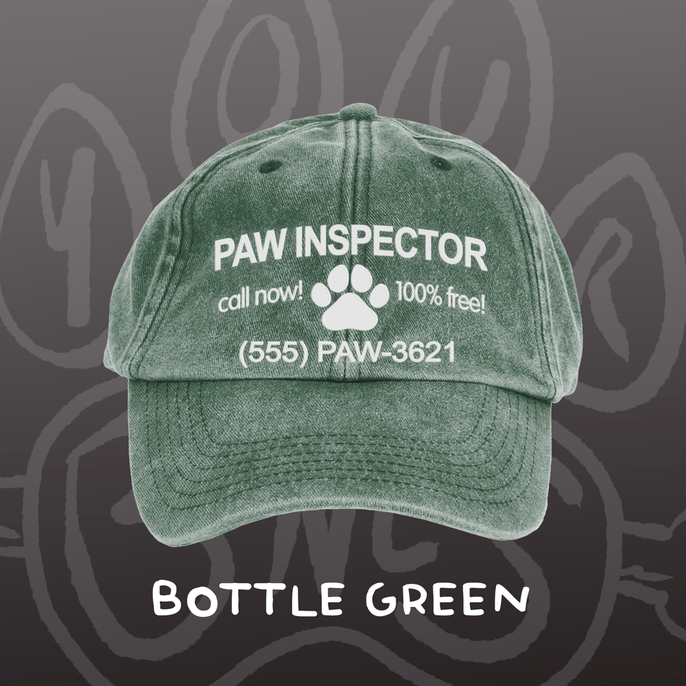 Image of PAW INSPECTOR - Vintage Cap