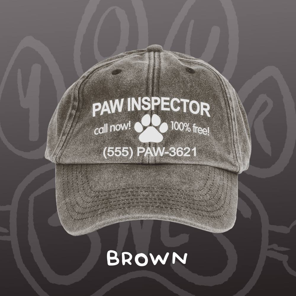 Image of PAW INSPECTOR - Vintage Cap