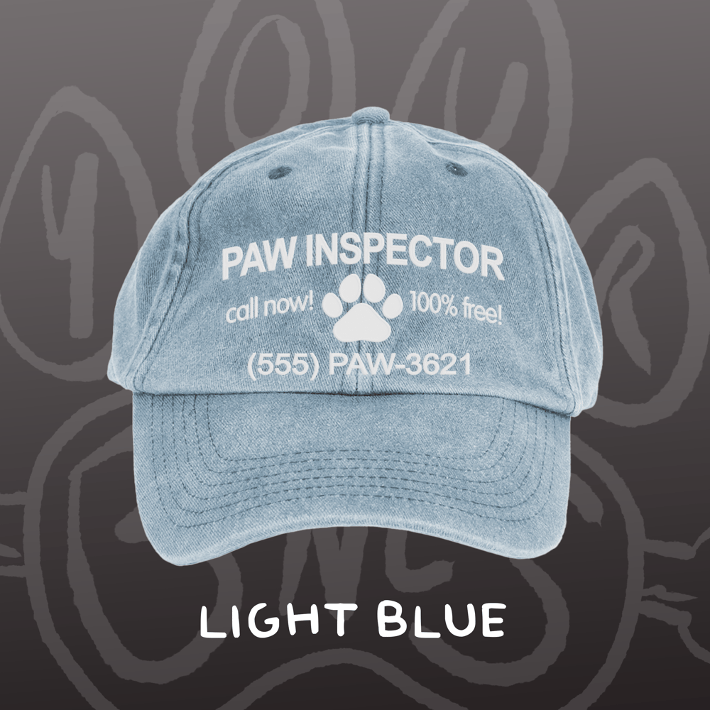 Image of PAW INSPECTOR - Vintage Cap