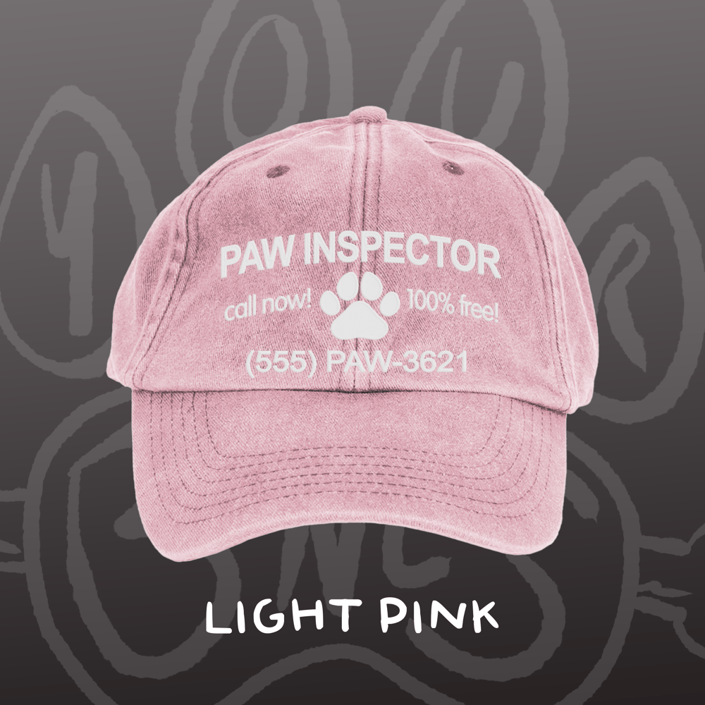 Image of PAW INSPECTOR - Vintage Cap