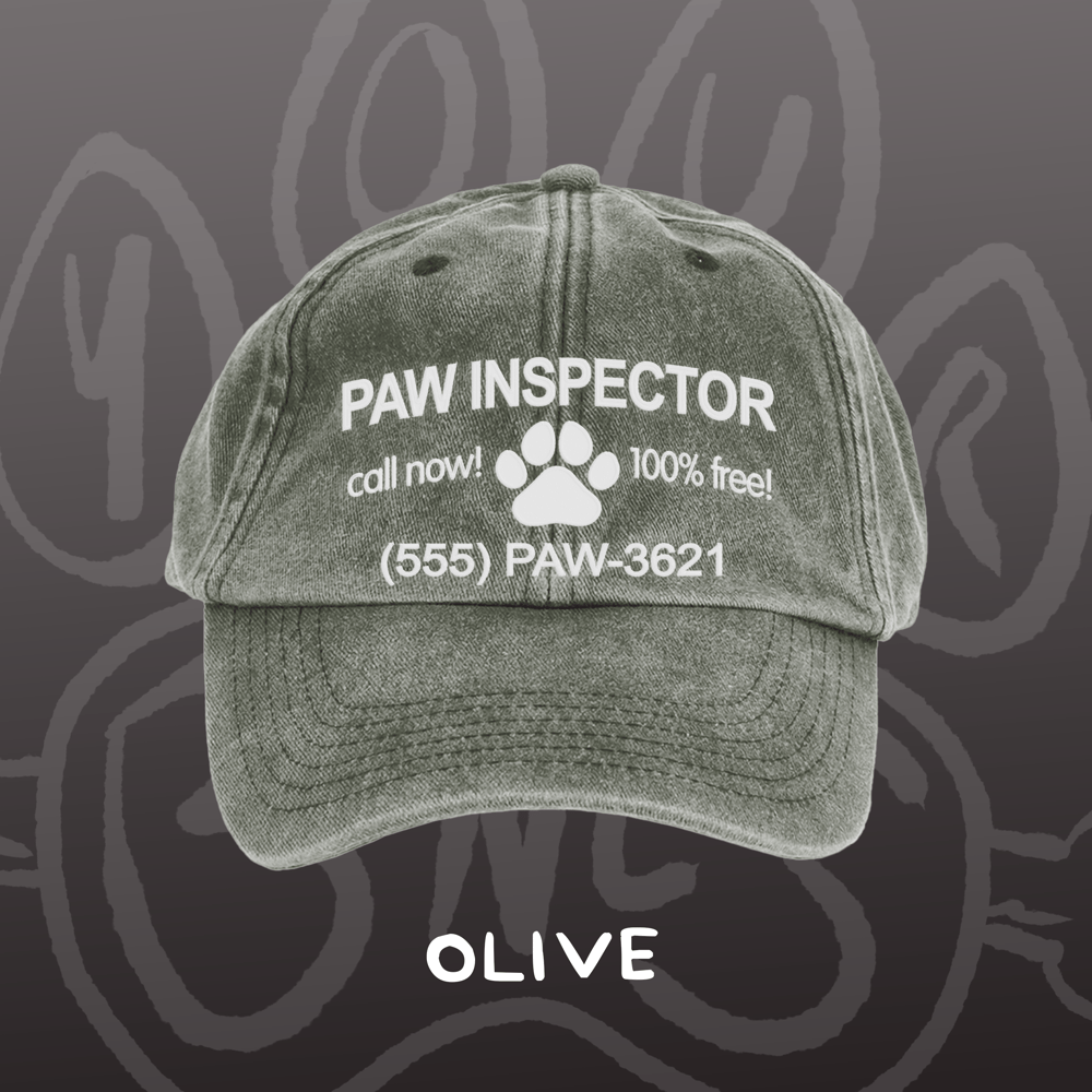 Image of PAW INSPECTOR - Vintage Cap