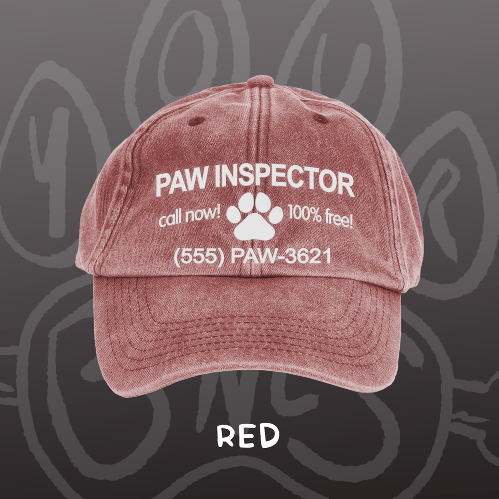 Image of PAW INSPECTOR - Vintage Cap