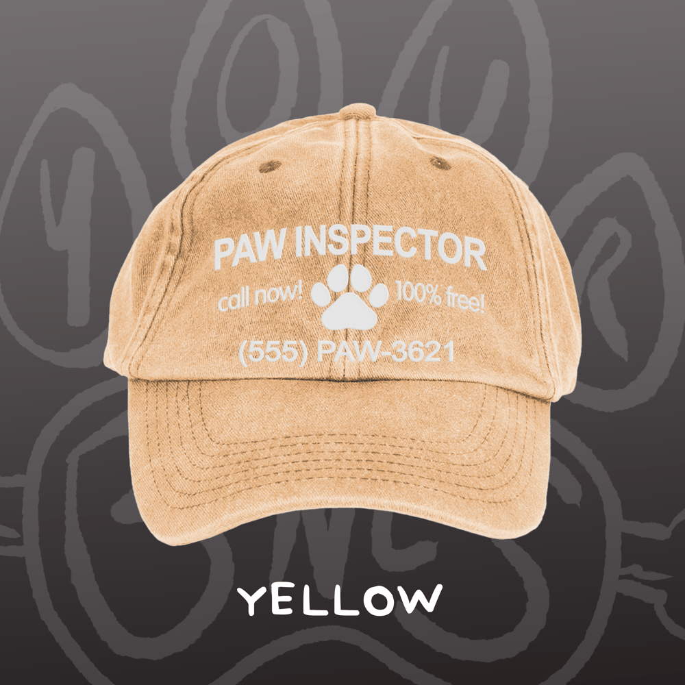 Image of PAW INSPECTOR - Vintage Cap
