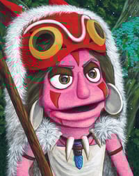 <span style="color: Chartreuse;"><b>Sale! Was $30 Now $10</b></span> Wolf Princess 11 x 14" Print