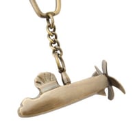 Image 1 of Keyring Brass Submarine 