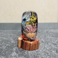 Image 1 of  XL. Tropical Coral Reef Aquarium #2 - Flameworked Glass Sculpture Bead