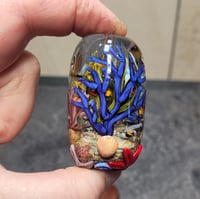 Image 4 of  XL. Tropical Coral Reef Aquarium #2 - Flameworked Glass Sculpture Bead