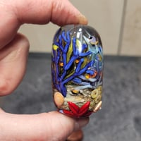 Image 6 of  XL. Tropical Coral Reef Aquarium #2 - Flameworked Glass Sculpture Bead