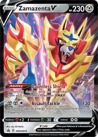 Zamazenta V - SWSH019 - SWSH: Sword & Shield Promo Cards- Near Mint