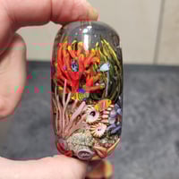 Image 8 of XXL. Tropical Coral Reef Aquarium - Flameworked Glass Sculpture Bead