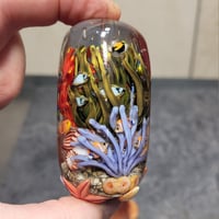 Image 2 of XXL. Tropical Coral Reef Aquarium - Flameworked Glass Sculpture Bead