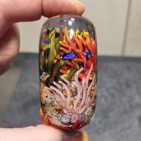 Image 7 of XXL. Tropical Coral Reef Aquarium - Flameworked Glass Sculpture Bead