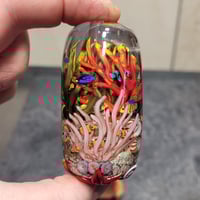 Image 6 of XXL. Tropical Coral Reef Aquarium - Flameworked Glass Sculpture Bead
