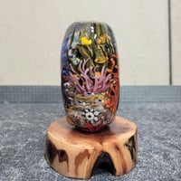 Image 1 of XXXL. Tropical Coral Reef Aquarium - Flameworked Glass Sculpture Bead