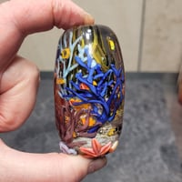 Image 3 of XXXL. Tropical Coral Reef Aquarium - Flameworked Glass Sculpture Bead