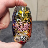 Image 5 of XXXL. Tropical Coral Reef Aquarium - Flameworked Glass Sculpture Bead