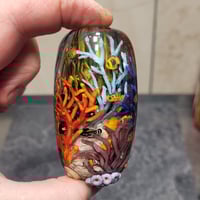 Image 7 of XXXL. Tropical Coral Reef Aquarium - Flameworked Glass Sculpture Bead