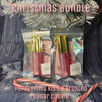 CHRISTMAS LIP GLOSS BUNDLE (Peppermint kiss & Frosted sugar cookie) 1 LEFT IN STOCK