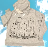 "Mermaid Rain" hoodie 2XL